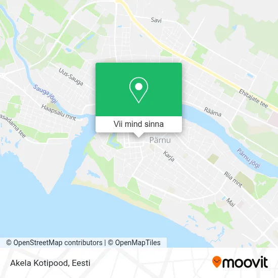 Akela Kotipood kaart