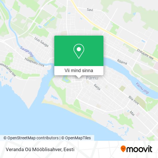 Veranda Oü Mööblisahver kaart