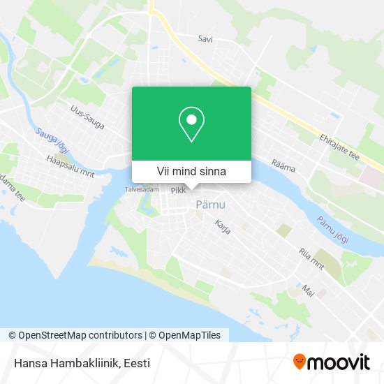 Hansa Hambakliinik kaart