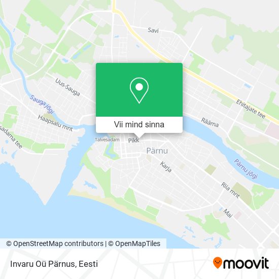 Invaru Oü Pärnus kaart