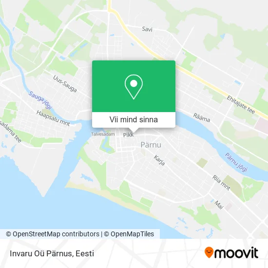 Invaru Oü Pärnus kaart