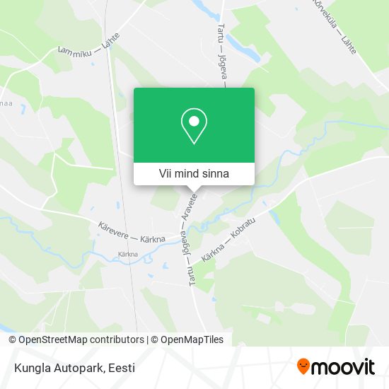 Kungla Autopark kaart