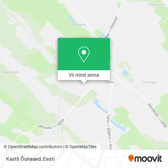 Kastli Õunaaed kaart