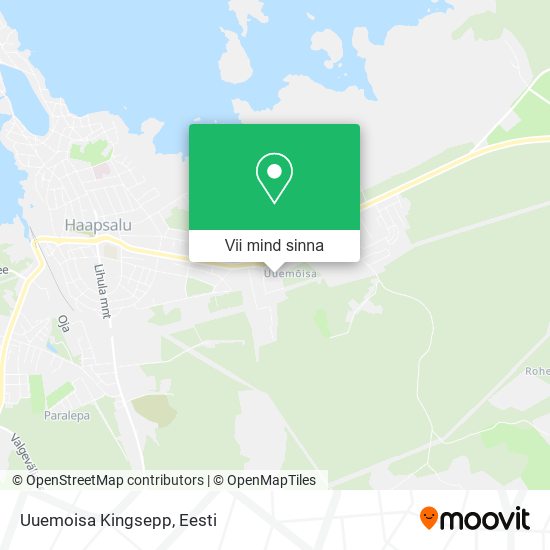 Uuemoisa Kingsepp kaart