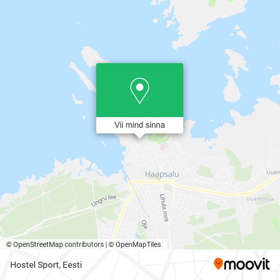 Hostel Sport kaart
