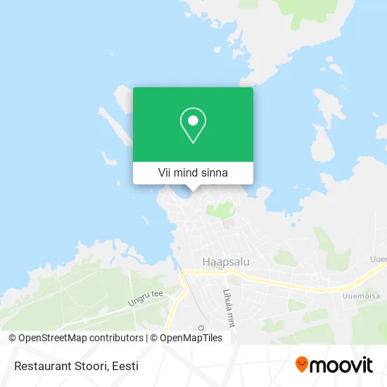 Restaurant Stoori kaart