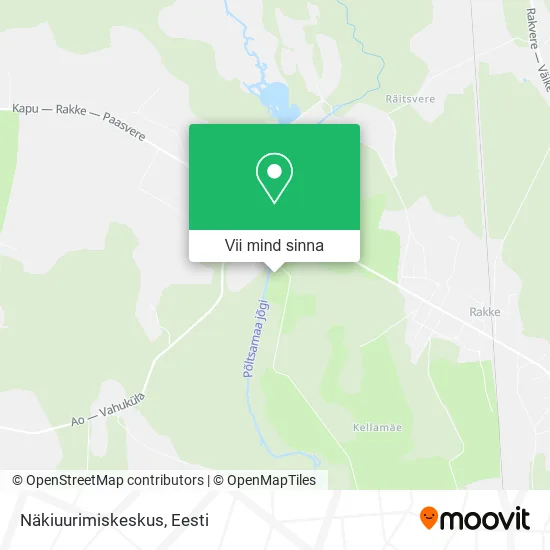 Näkiuurimiskeskus kaart
