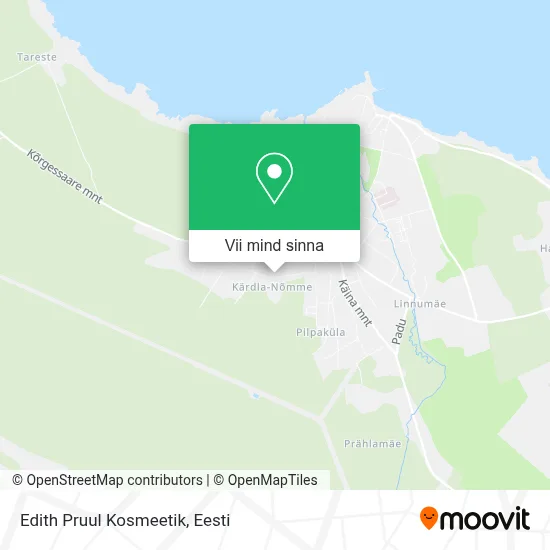 Edith Pruul Kosmeetik kaart