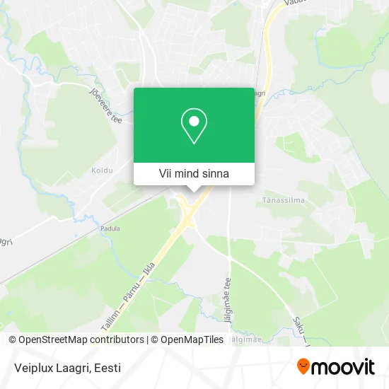 Veiplux Laagri kaart