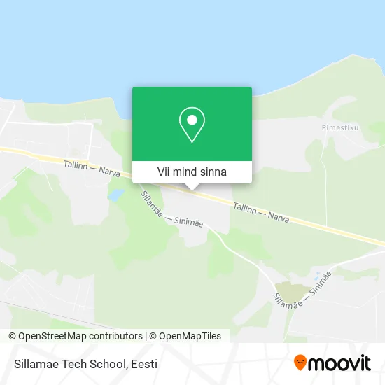 Sillamae Tech School kaart