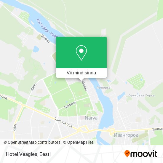 Hotel Veagles kaart