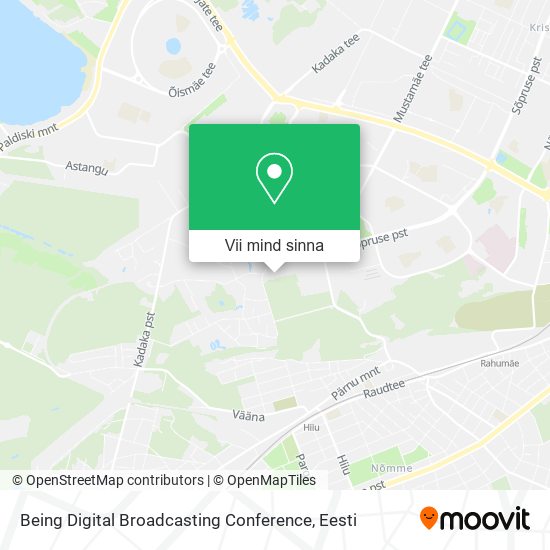 Being Digital Broadcasting Conference kaart