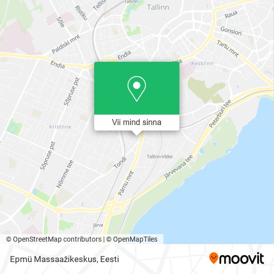 Epmü Massaažikeskus kaart