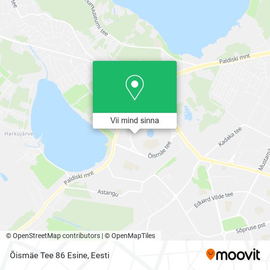 Õismäe Tee 86 Esine kaart