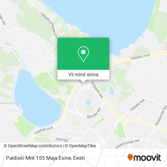 Paldiski Mnt 155 Maja Esine kaart