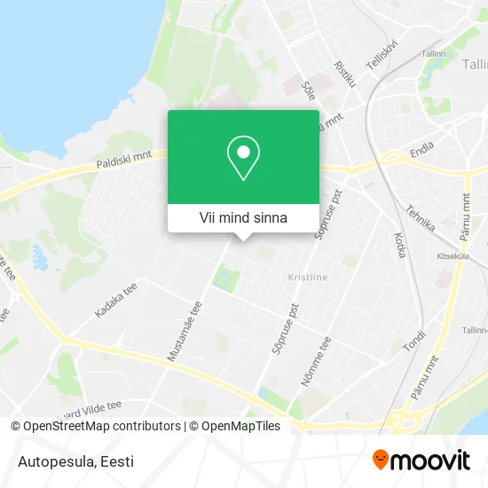 Autopesula kaart