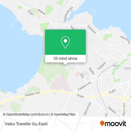 Veiko Transfer Ou kaart