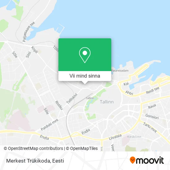 Merkest Trükikoda kaart