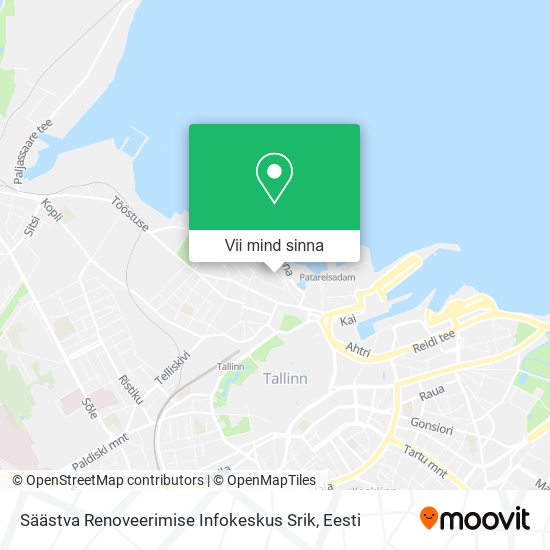 Säästva Renoveerimise Infokeskus Srik kaart