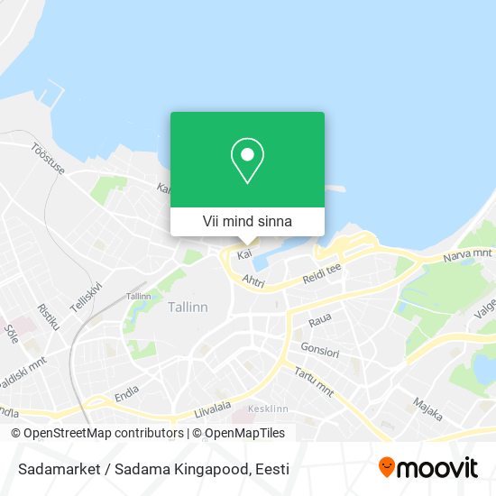 Sadamarket / Sadama Kingapood kaart