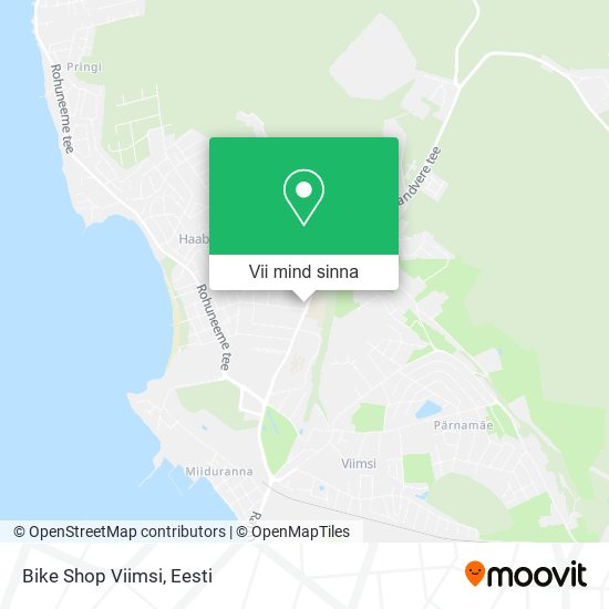 Bike Shop Viimsi kaart