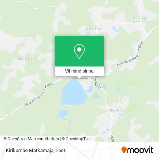 Kirikumäe Matkamaja kaart