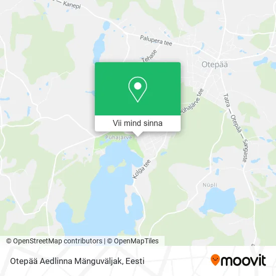 Otepää Aedlinna Mänguväljak kaart