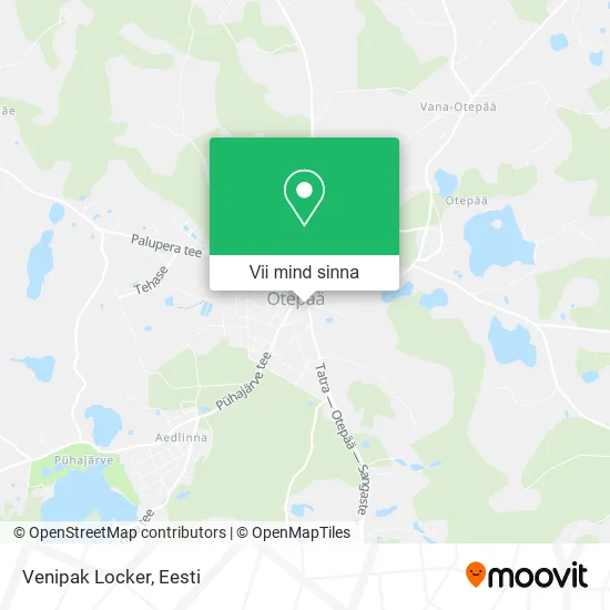 Venipak Locker kaart