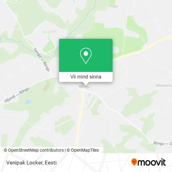 Venipak Locker kaart