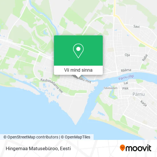 Hingemaa Matusebüroo kaart