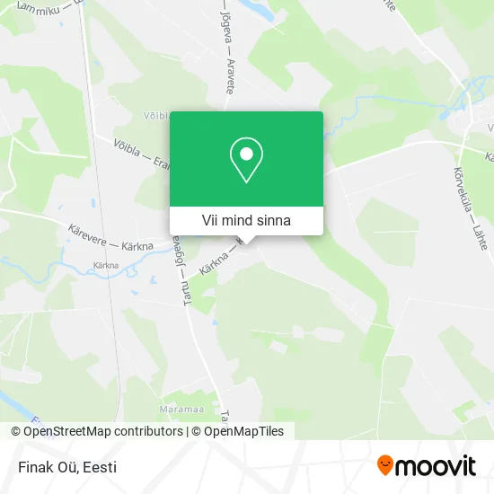 Finak Oü kaart