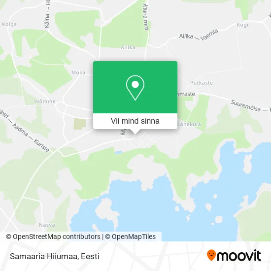 Samaaria Hiiumaa kaart