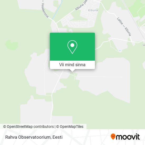 Rahva Observatoorium kaart