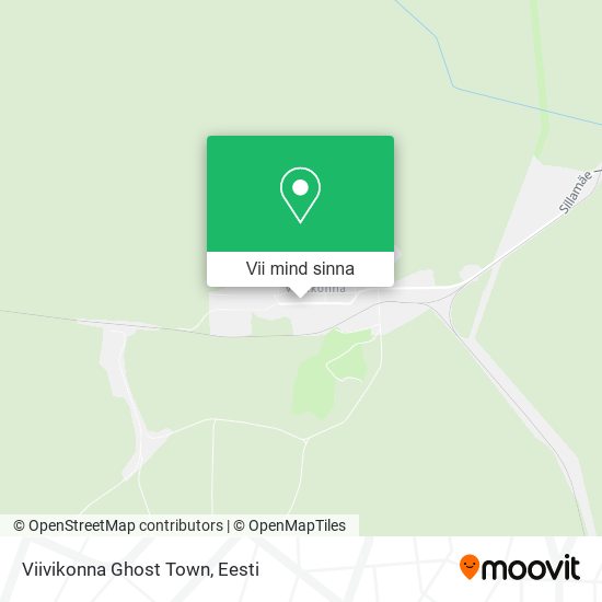 Viivikonna Ghost Town kaart
