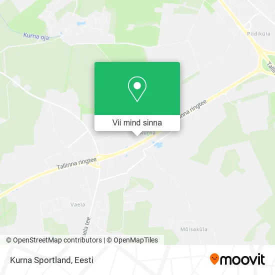 Kurna Sportland kaart