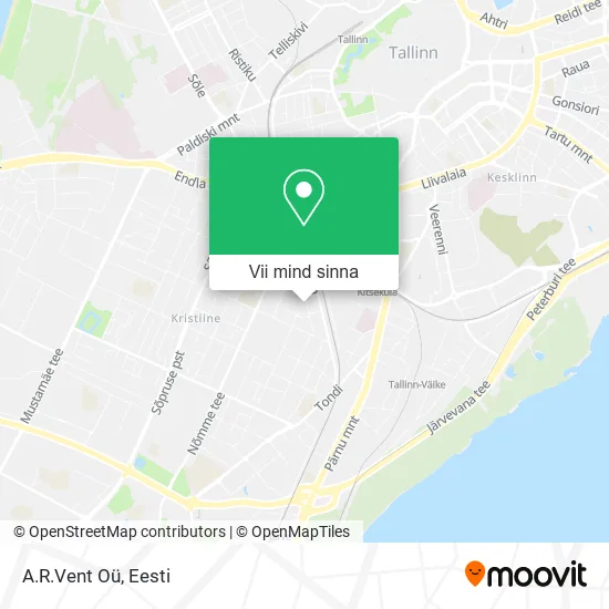 A.R.Vent Oü kaart