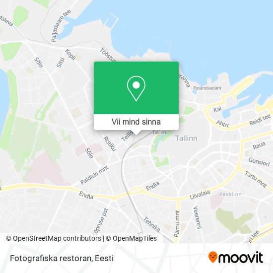 Fotografiska restoran kaart