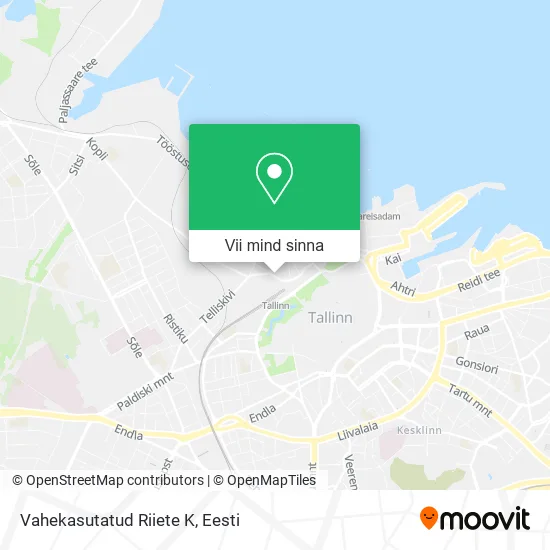 Vahekasutatud Riiete K kaart