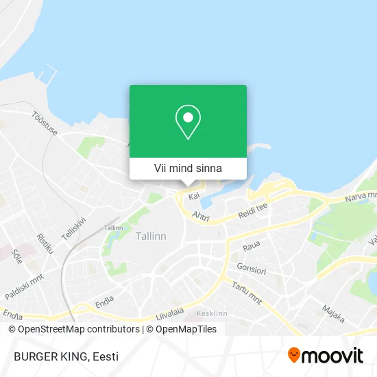 BURGER KING kaart