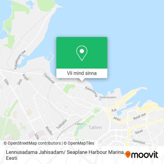 Lennusadama Jahisadam/ Seaplane Harbour Marina kaart