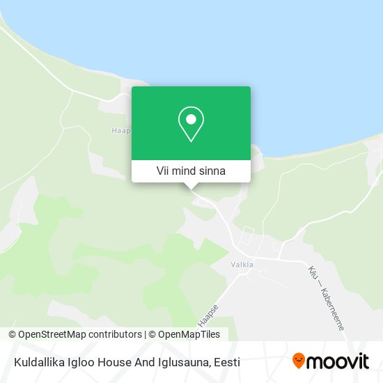 Kuldallika Igloo House And Iglusauna kaart