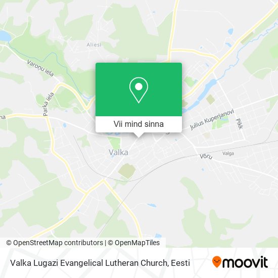 Valka Lugazi Evangelical Lutheran Church kaart