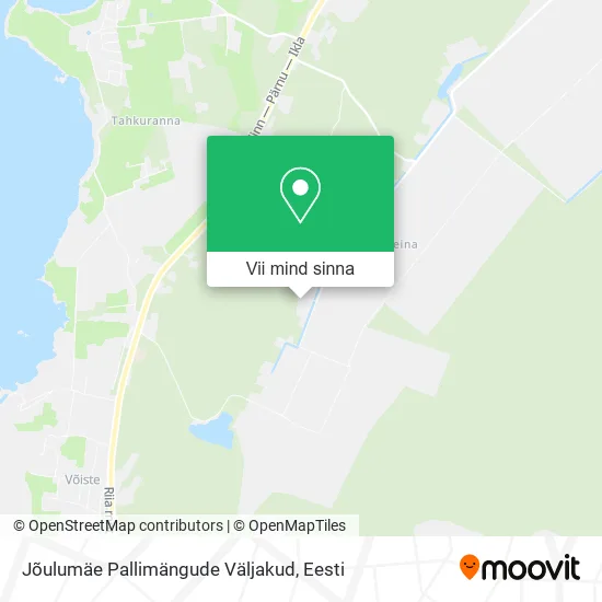 Jõulumäe Pallimängude Väljakud kaart