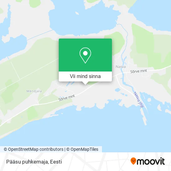 Pääsu puhkemaja kaart