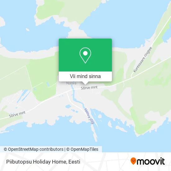 Piibutopsu Holiday Home kaart