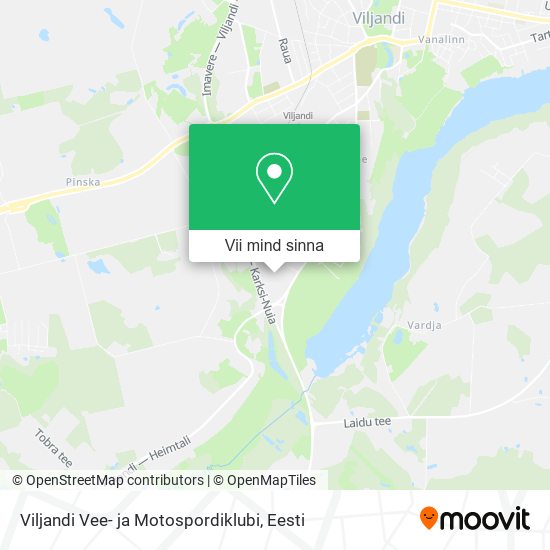 Viljandi Vee- ja Motospordiklubi kaart