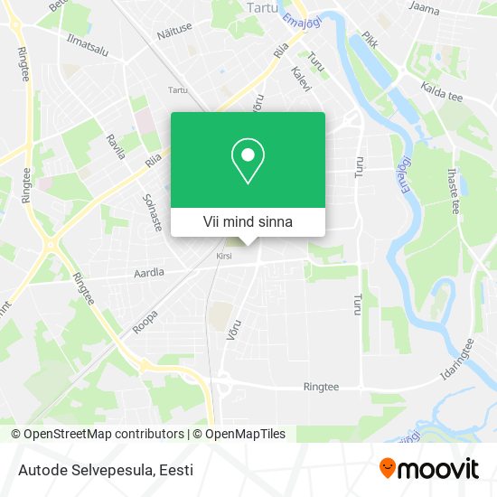 Autode Selvepesula kaart