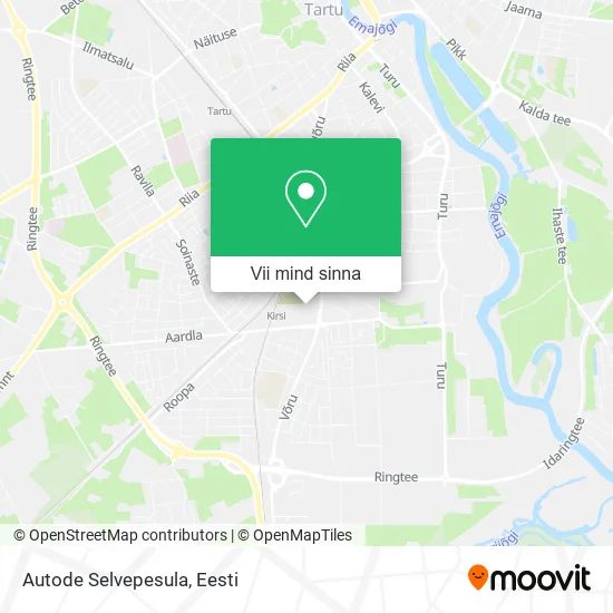 Autode Selvepesula kaart