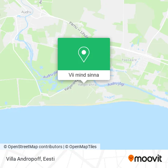 Villa Andropoff kaart