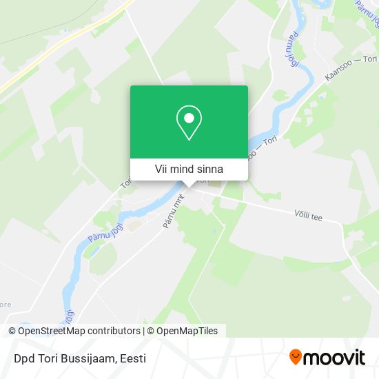 Dpd Tori Bussijaam kaart